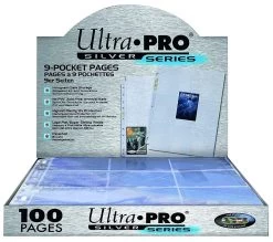 Ultra Pro Hüllen Für 9 Karten Silber-Serie (100 Stück)