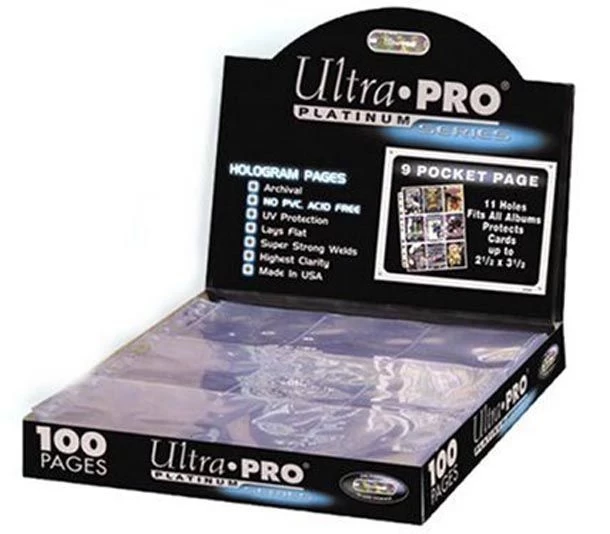 Ultra Pro Hüllen Für 9 Karten - 9-Pocket Pages Platinum (100 Stück) – Bild 2
