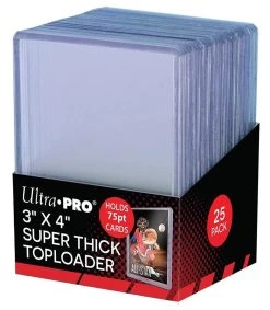 Ultra Pro Topload 3 X 4 Inch Thicker Cards 75pt (25 Stück)