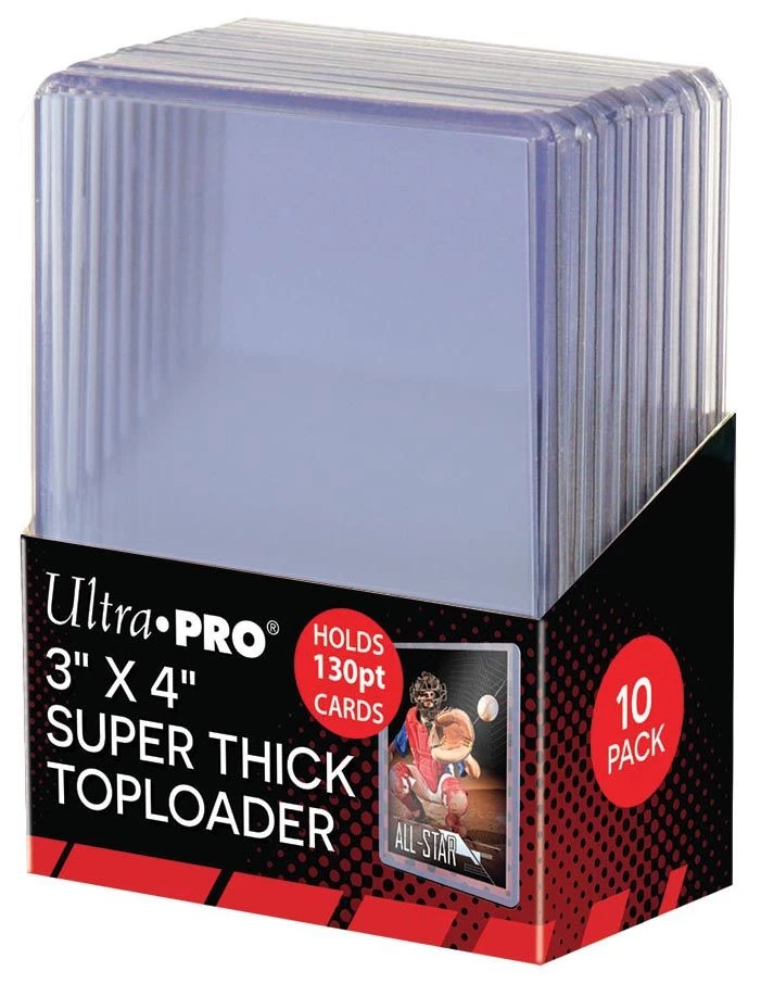 Ultra Pro Topload 3 X 4 Inch (Super Thick Cards 130pt) (10er Pack)