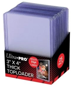 Ultra Pro Topload 3 X 4 Inch (Thicker Cards 55pt) (25 St.)