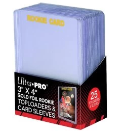 Ultra Pro UP Topload & Card Sleeves Rookie 3 X 4 Inch (25 Stück)
