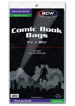 BCW Resealable Silver Comic Bags (100 St.)