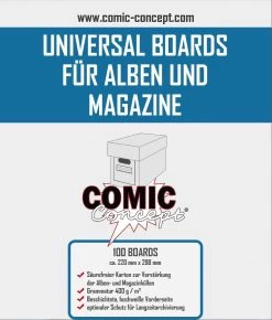 Comic Backing Boards Magazine Size (100 St.)