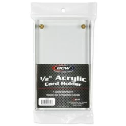 BCW Acrylic Card Holder - 1/2 Inch - 4 Schrauben
