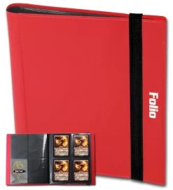 BCW Pro-Folio 4-Pocket Portofolio Rot