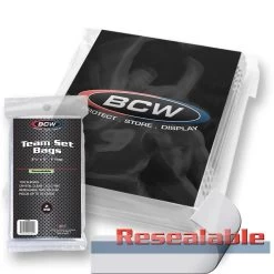 BCW 3 3/8 X 5 Inch Team Set Bags (100 St.)