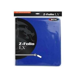 BCW Zipper-Folio 12-Pocket LX Portofolio Blau