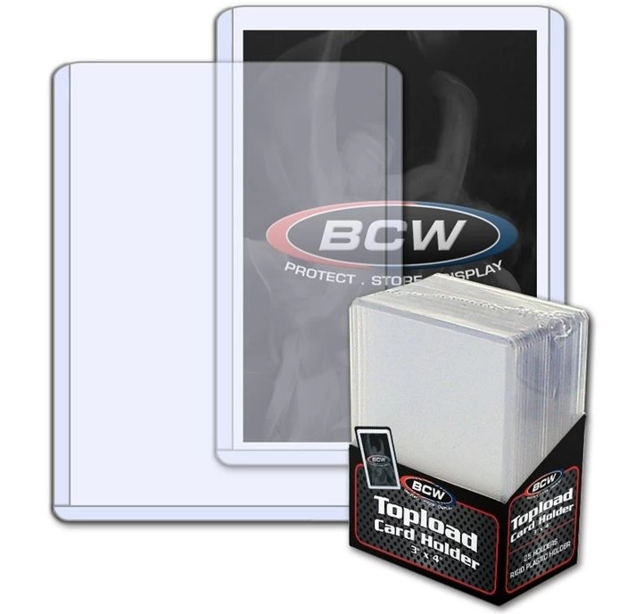 BCW 3 X 4 Inch Toploader Card Holder (25 Stück)