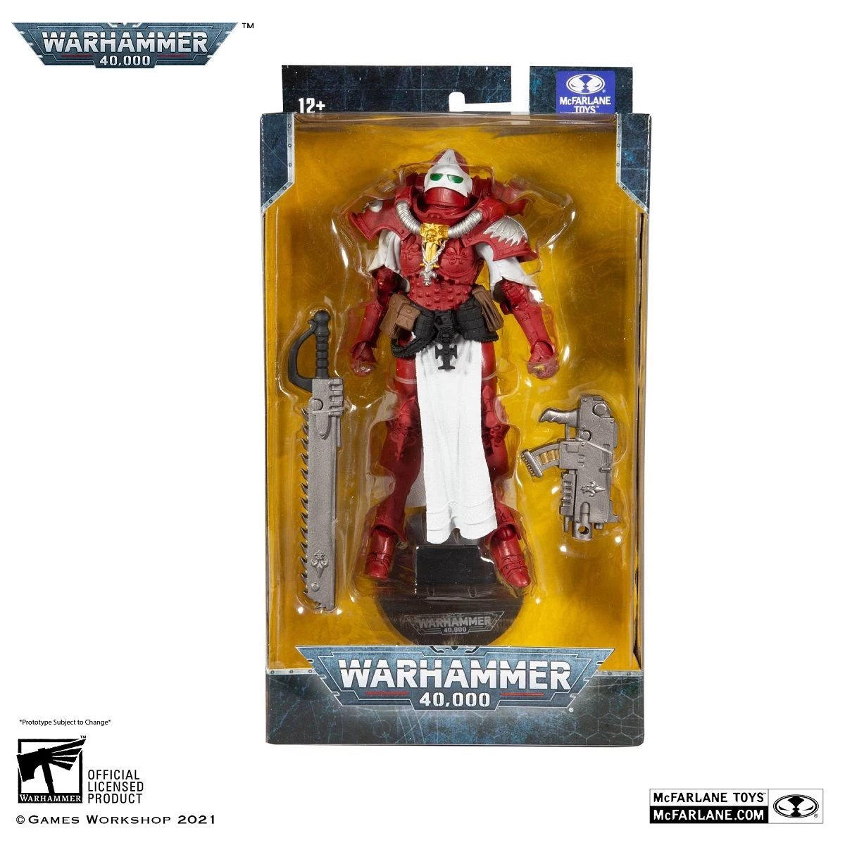 Warhammer 40k - Adepta Sororitas Battle Sister Red Figur – Bild 8