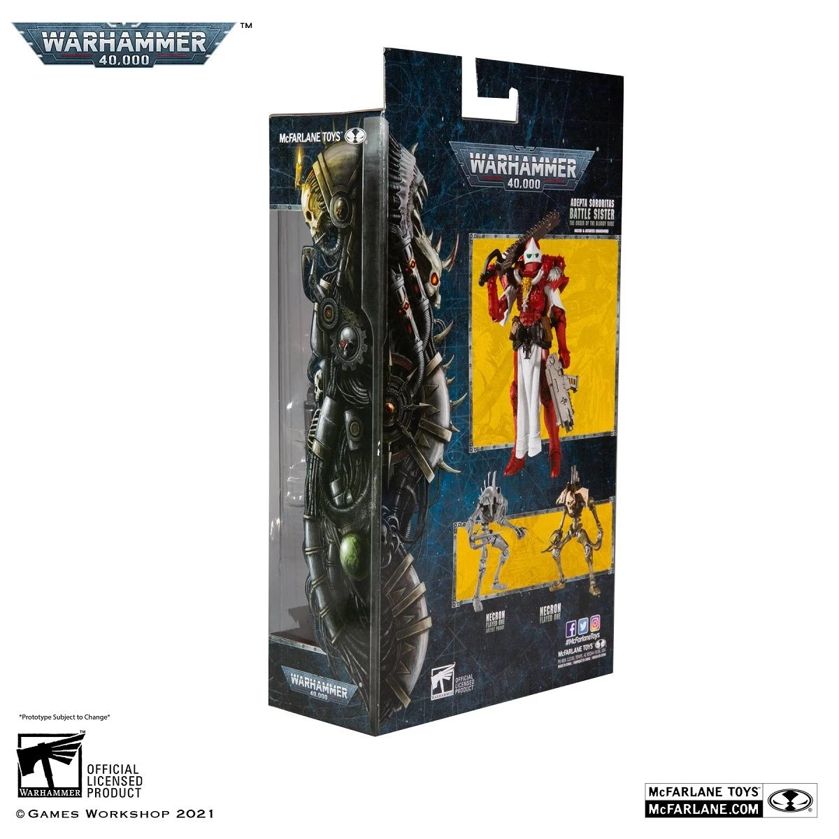 Warhammer 40k - Adepta Sororitas Battle Sister Red Figur – Bild 10