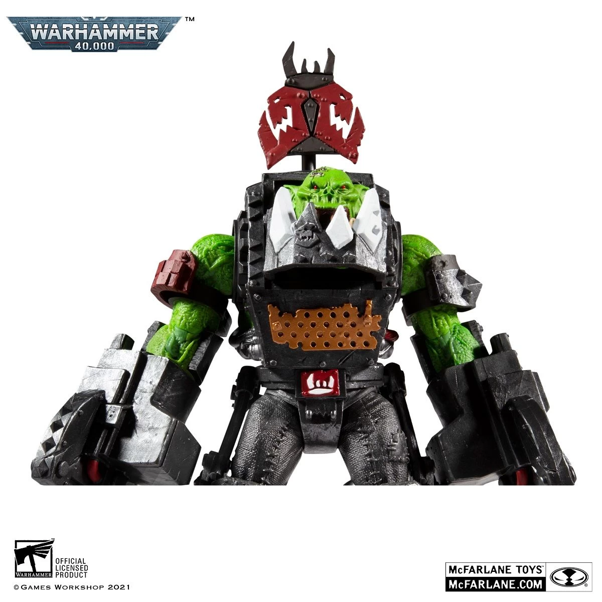 Warhammer 40k - Ork Meganob With Buzzsaw - Megafigur – Bild 6