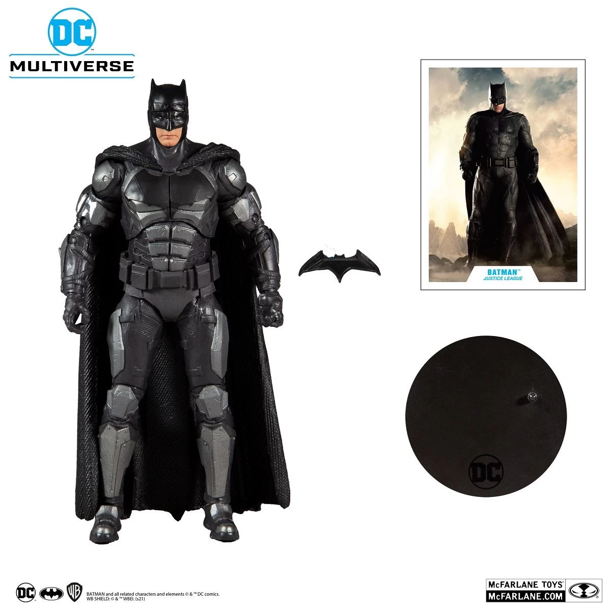 DC Justice League Movie - Batman - Actionfigur – Bild 2