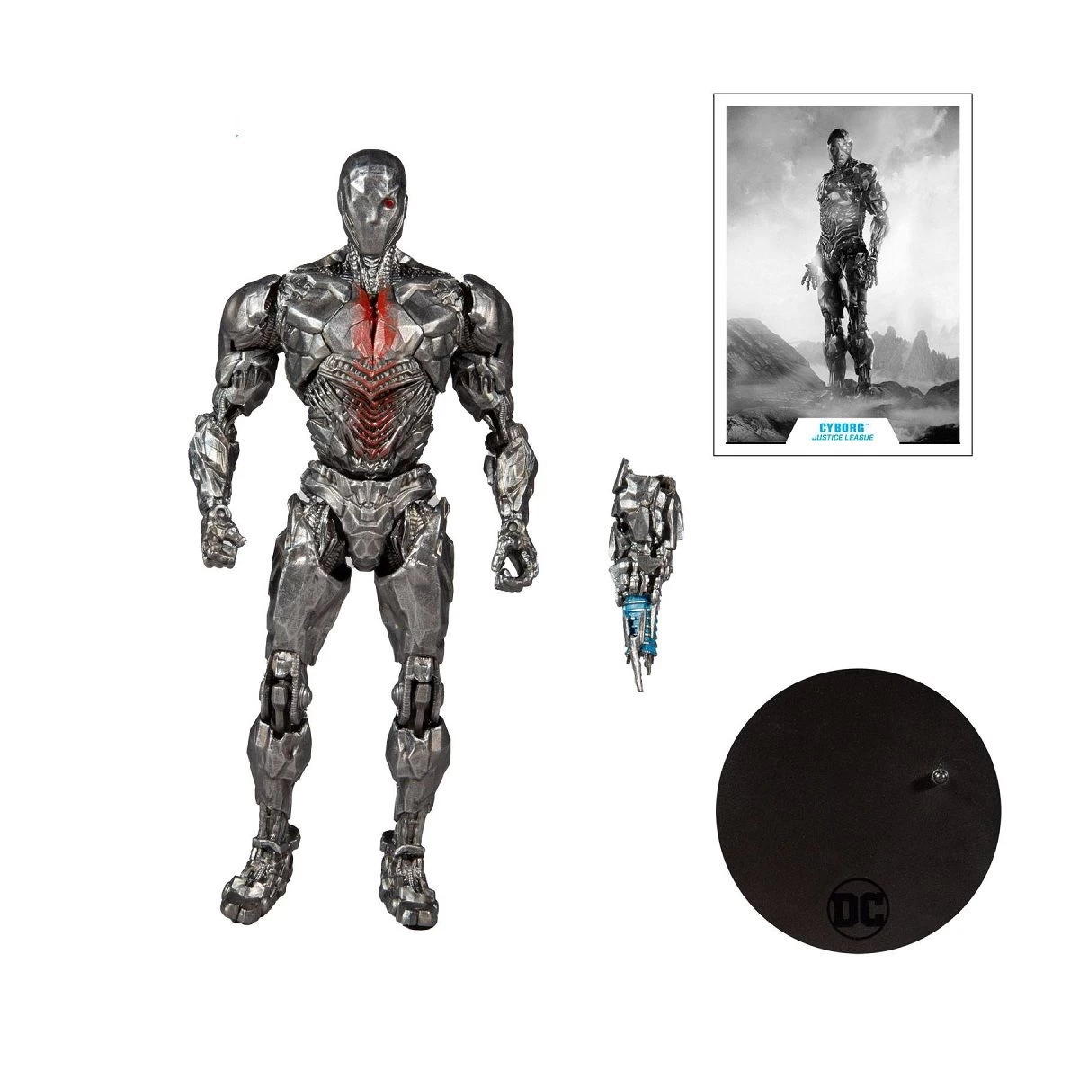 DC Justice League Movie - Cyborg (Helmet) - Actionfigur – Bild 2