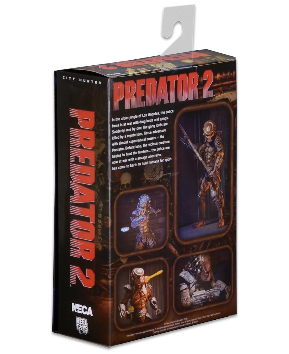 NECA Predator 2 - City Hunter Predator - Ultimate Actionfigur – Bild 4
