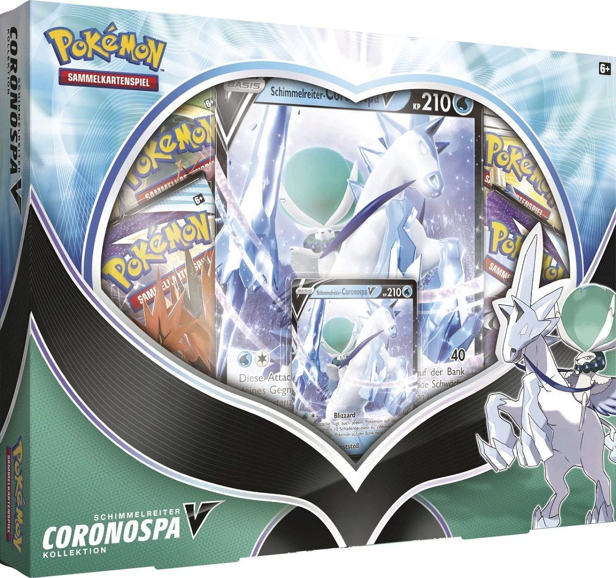 POKEMON Pokémon - Schimmelreiter & Rappenreiter Coronospa-V Box 2er-Set (DE) – Bild 3