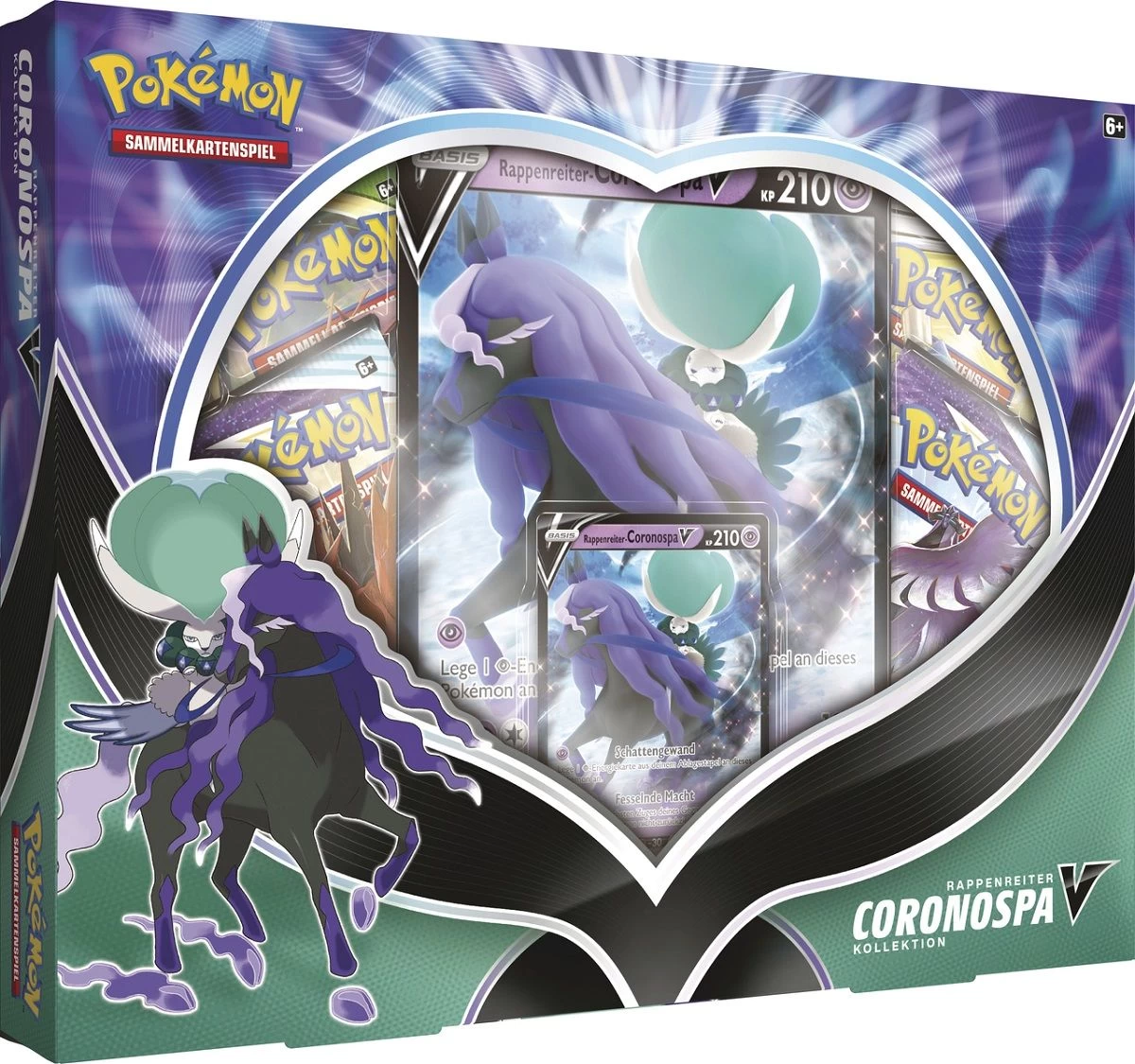 POKEMON Pokémon - Schimmelreiter & Rappenreiter Coronospa-V Box 2er-Set (DE) – Bild 2