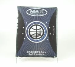 4 Pocket Portfolio Black Basketball (Create A Theme)