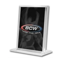 BCW Acryl Card Holder 1/2" - Vertikal - Mit Standfuß