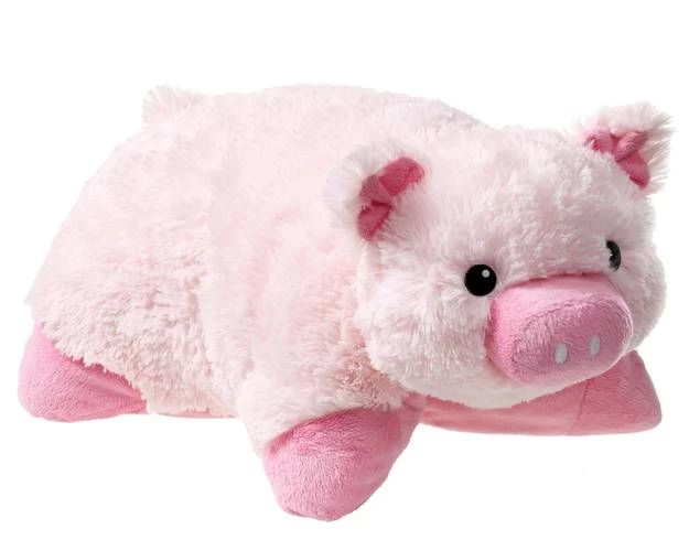 Diverse Kuscheltier-Kissen Schweinchen 44x43x20cm