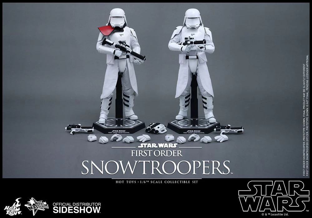 Hot Toys Star Wars Episode VII - Snowtrooper 1st Order 2er Figuren Set