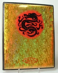 4 Pocket Portfolio China Dragon Gold Wave