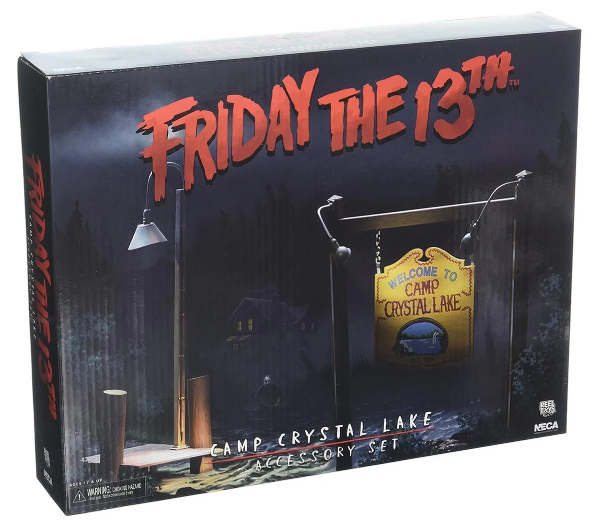 NECA Friday The 13th Accessory Pack Camp Crystal Lake Set