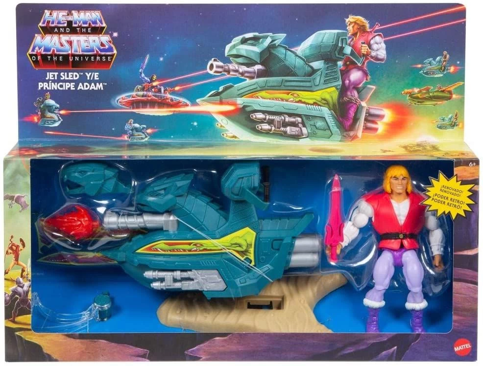 MATTEL Masters Of The Universe - Prince Adam Sky Sled Actionfigur – Bild 9