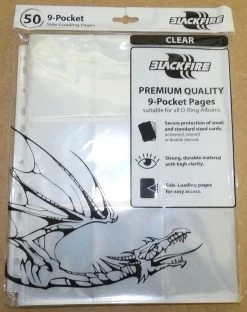 Hüllen Für 9 Karten - Side Loading - 50 Stück 9-Pocket Pages