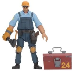 NECA Team Fortress 2 Action-Figur Serie 3.5 BLU - The Engineer