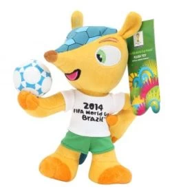 Diverse Fuleco Plüsch Figur 52cm Maskottchen Der FIFA WM 2014 Brasilien