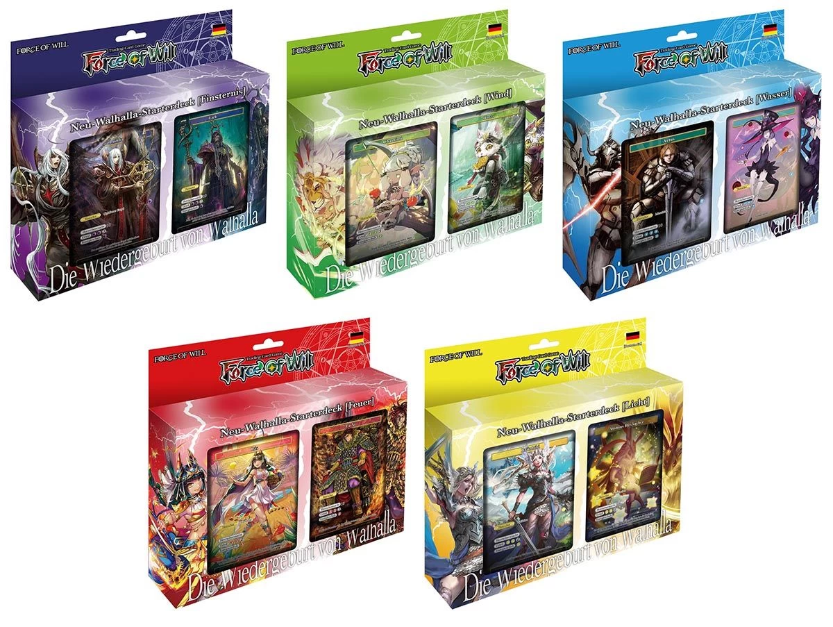 Diverse Force Of Will - Wiedergeburt Von Walhalla - Starter 5er Set (DE)