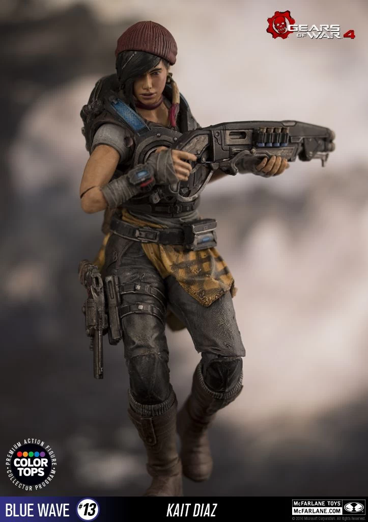 Gears Of War 4 - Kait Diaz 17cm Color Tops Figur – Bild 7