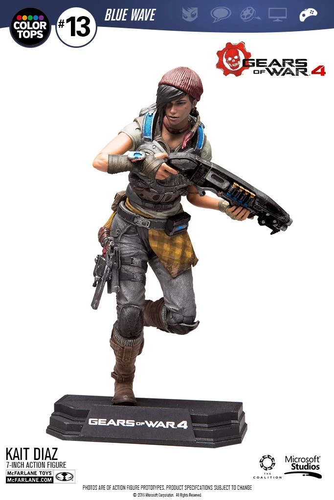 Gears Of War 4 - Kait Diaz 17cm Color Tops Figur – Bild 2