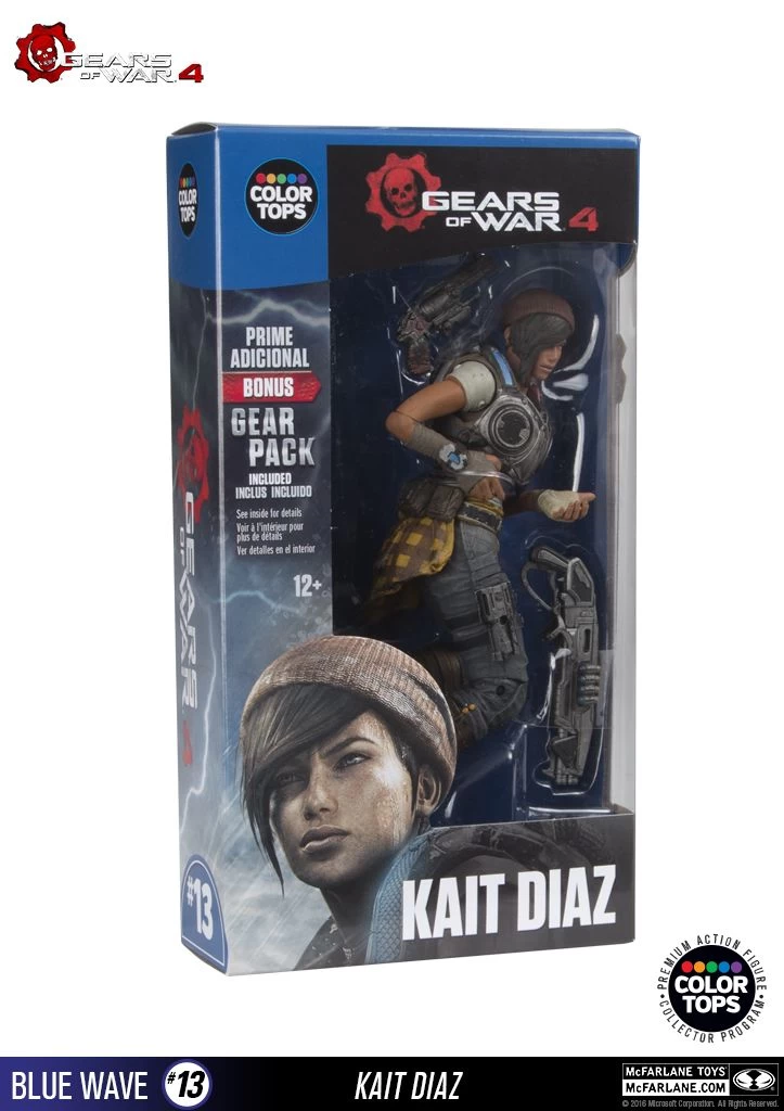 Gears Of War 4 - Kait Diaz 17cm Color Tops Figur