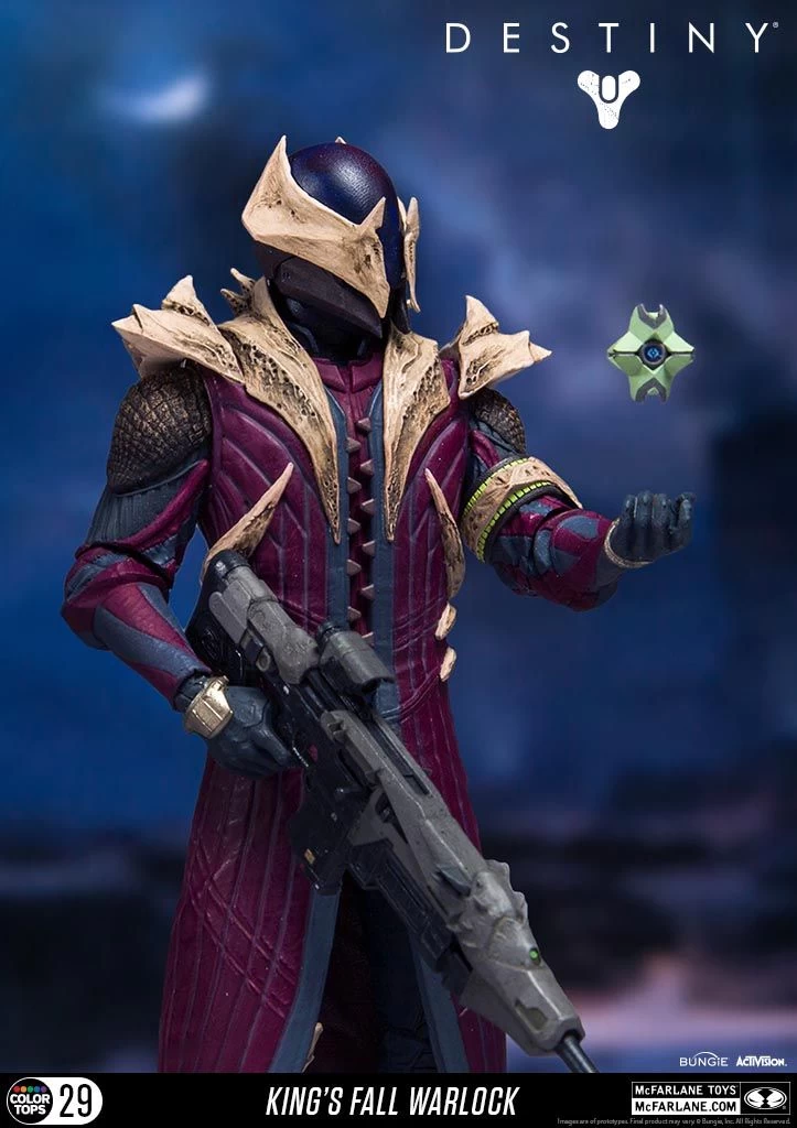 Destiny - Kings Fall Warlock 17cm Color Tops Figur – Bild 5