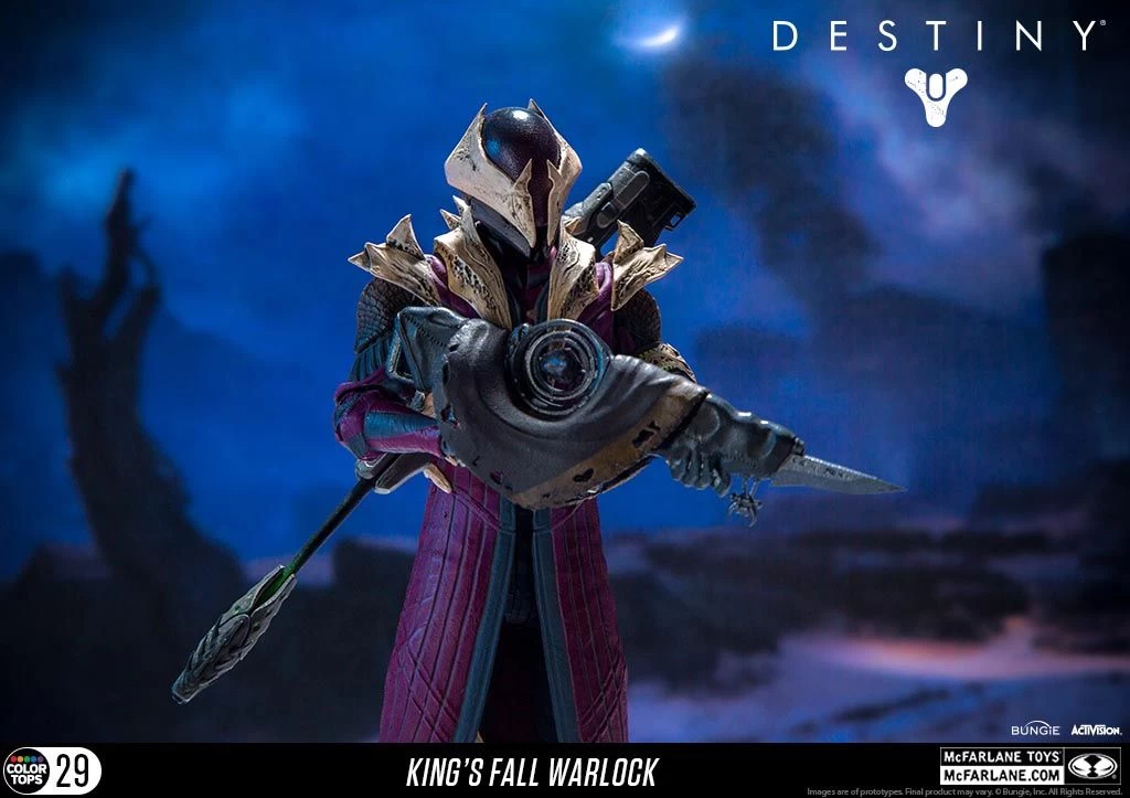 Destiny - Kings Fall Warlock 17cm Color Tops Figur – Bild 3