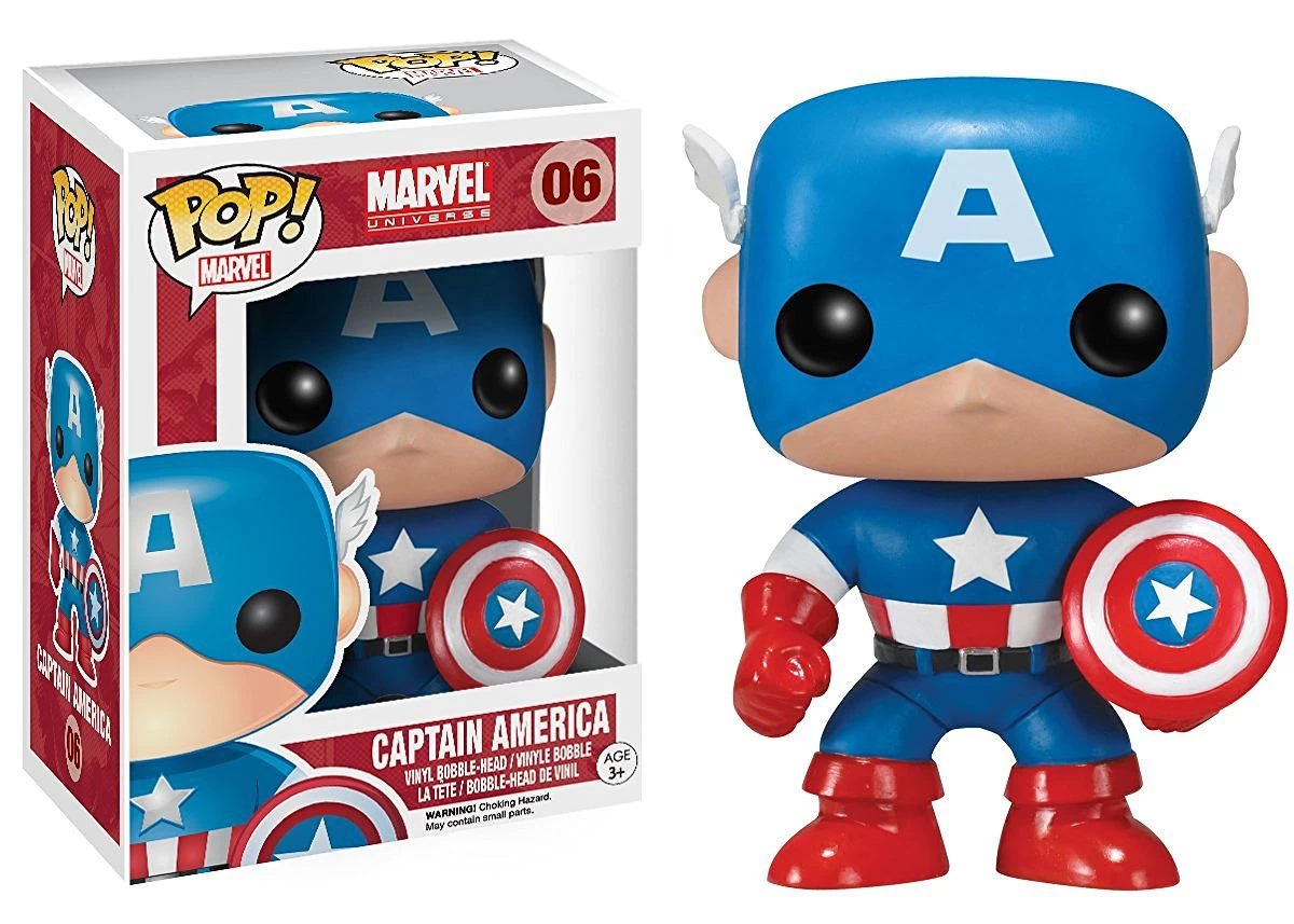 FUNKO POP! - Marvel Universe - Captain America Figur