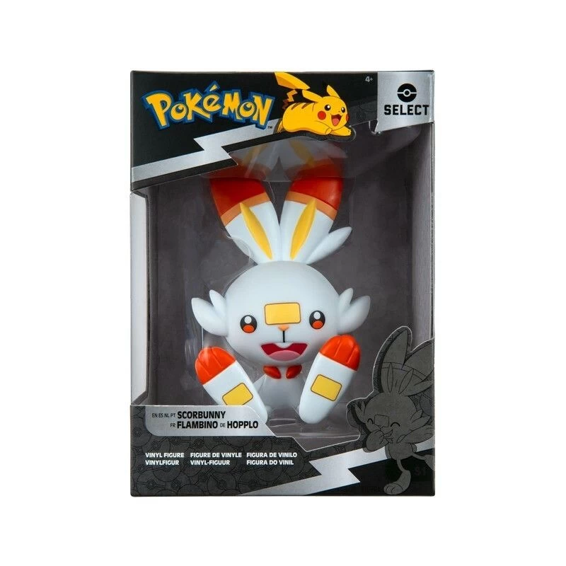 Jazwares - Pokémon Kanto - Hopplo/Scorbunny - Vinylfigur – Bild 3