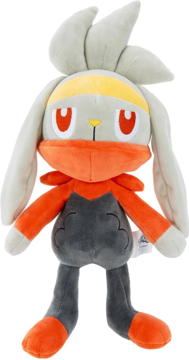 Pokémon - Kickerlo/Raboot Plüschtier – Bild 2