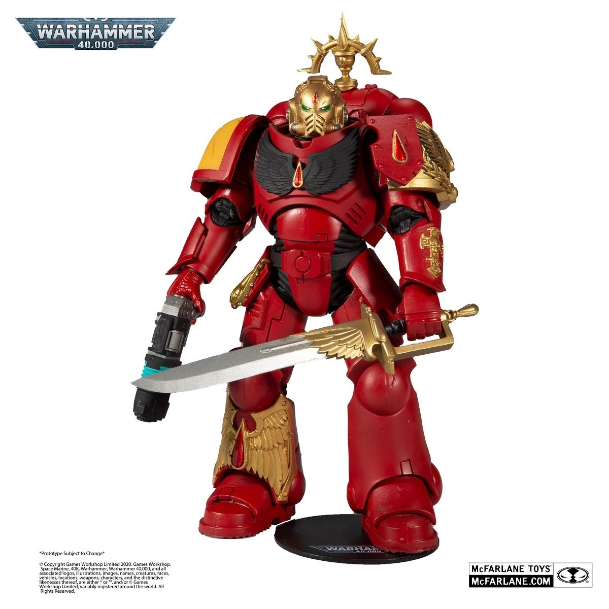 Warhammer 40K - Blood Angel Primaris Lieutenant Figur – Bild 2