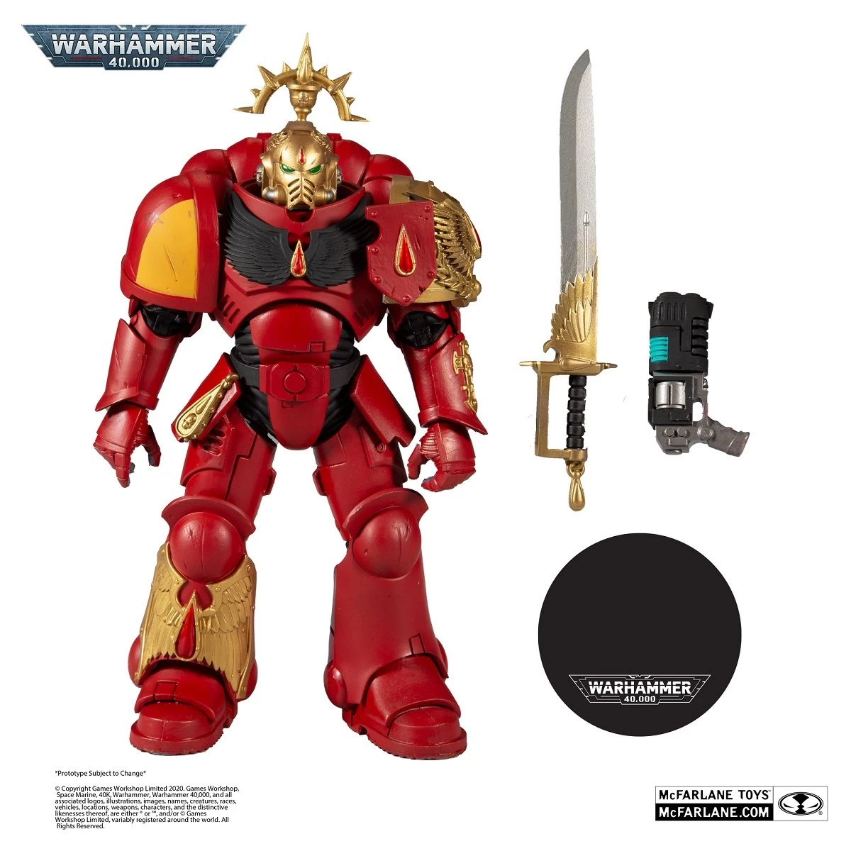 Warhammer 40K - Blood Angel Primaris Lieutenant Figur