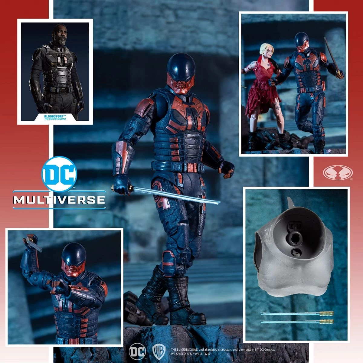 DC Multiverse - Bloodsport - Suicide Squad - Actionfigur – Bild 11