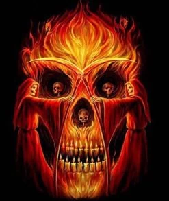 4 Pocket Portfolio Flaming Altar