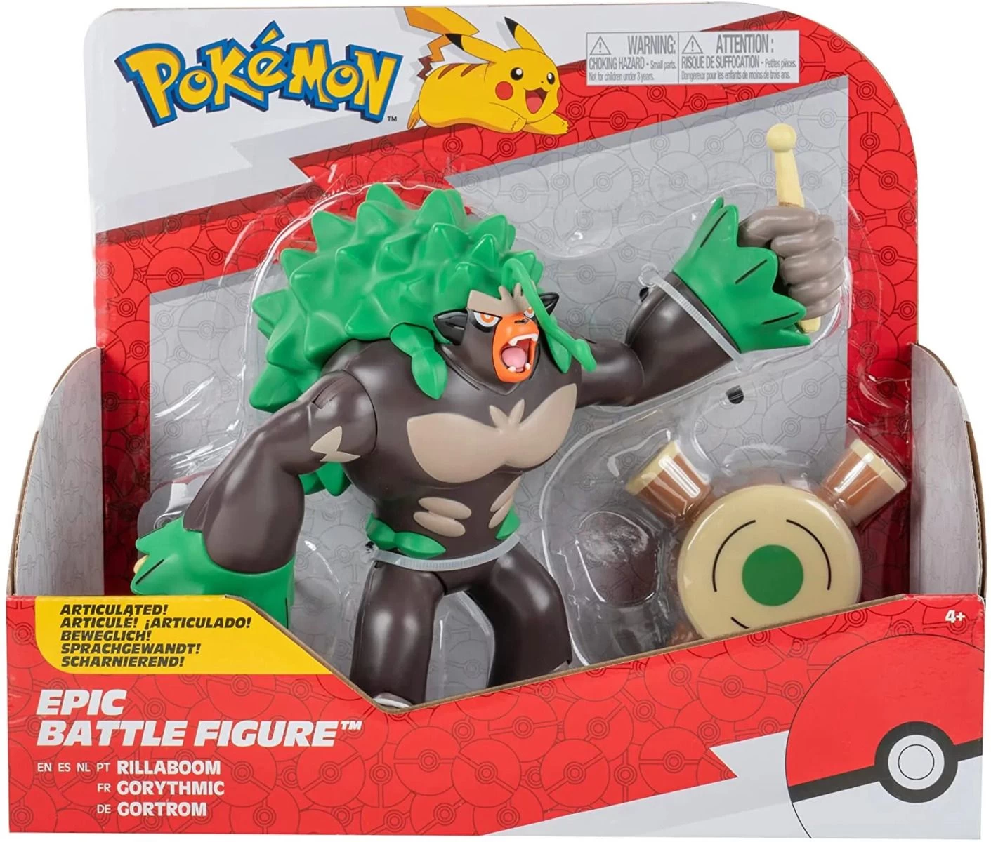 Pokémon - Gortrom/Rillaboom - Epic Battle Actionfigur – Bild 3