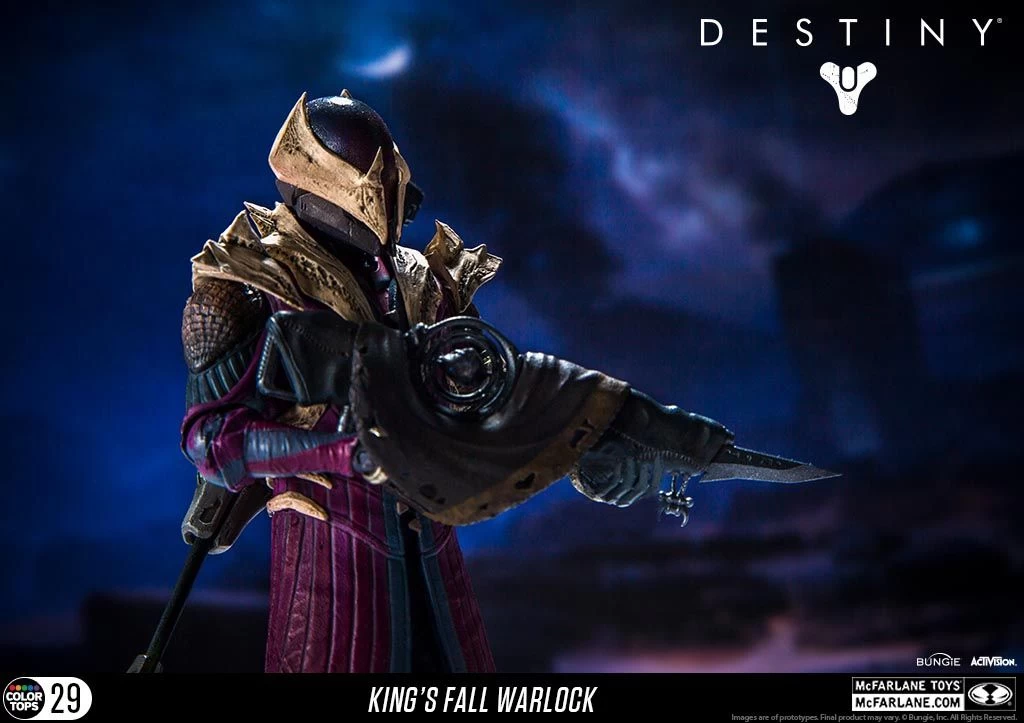 Destiny - Kings Fall Warlock 17cm Color Tops Figur – Bild 6