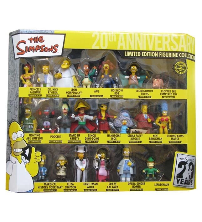 Diverse The Simpsons 20th Anniversary PVC Figuren (21 St.)
