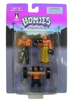 Diverse HOMIES - Health Club 3-Figuren + Bank Blister Set #1