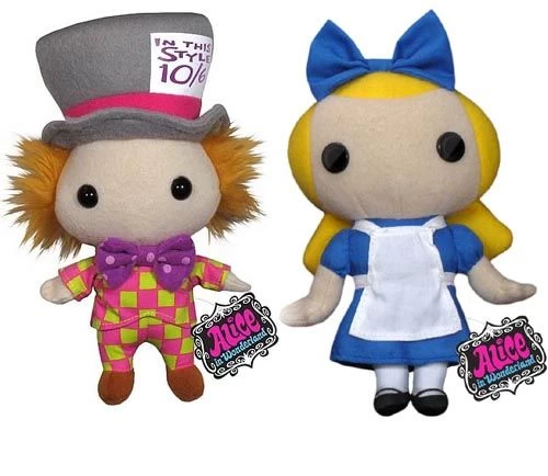 FUNKO Alice In Wonderland Plüsch Alice + Mad Hatter 2er Set