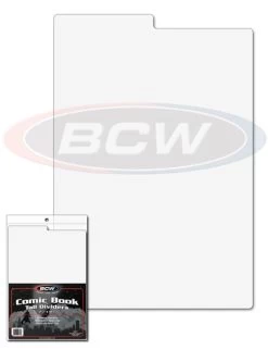 BCW Comic Book Tall Dividers White (25 St.)